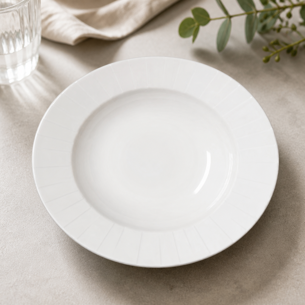 Commercial Mid Rim Bowls 240mm 340ml 24 Pack Food Service