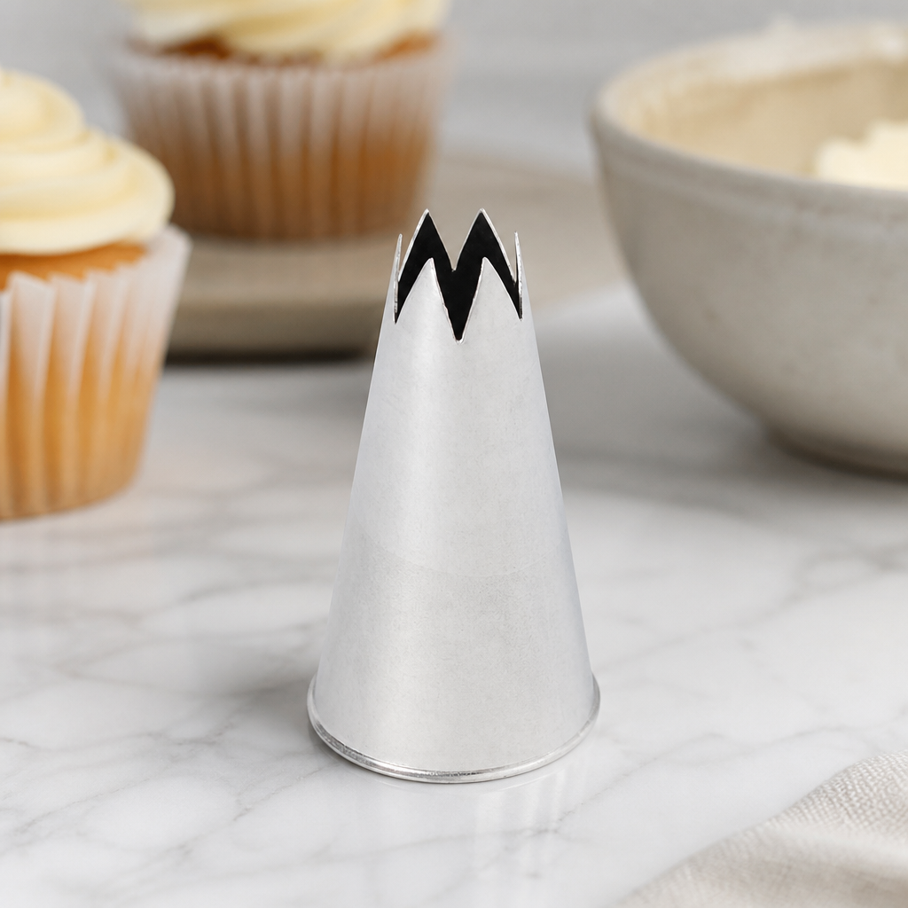 9mm Stainless Steel Star Piping Nozzle for Commercial Baking
