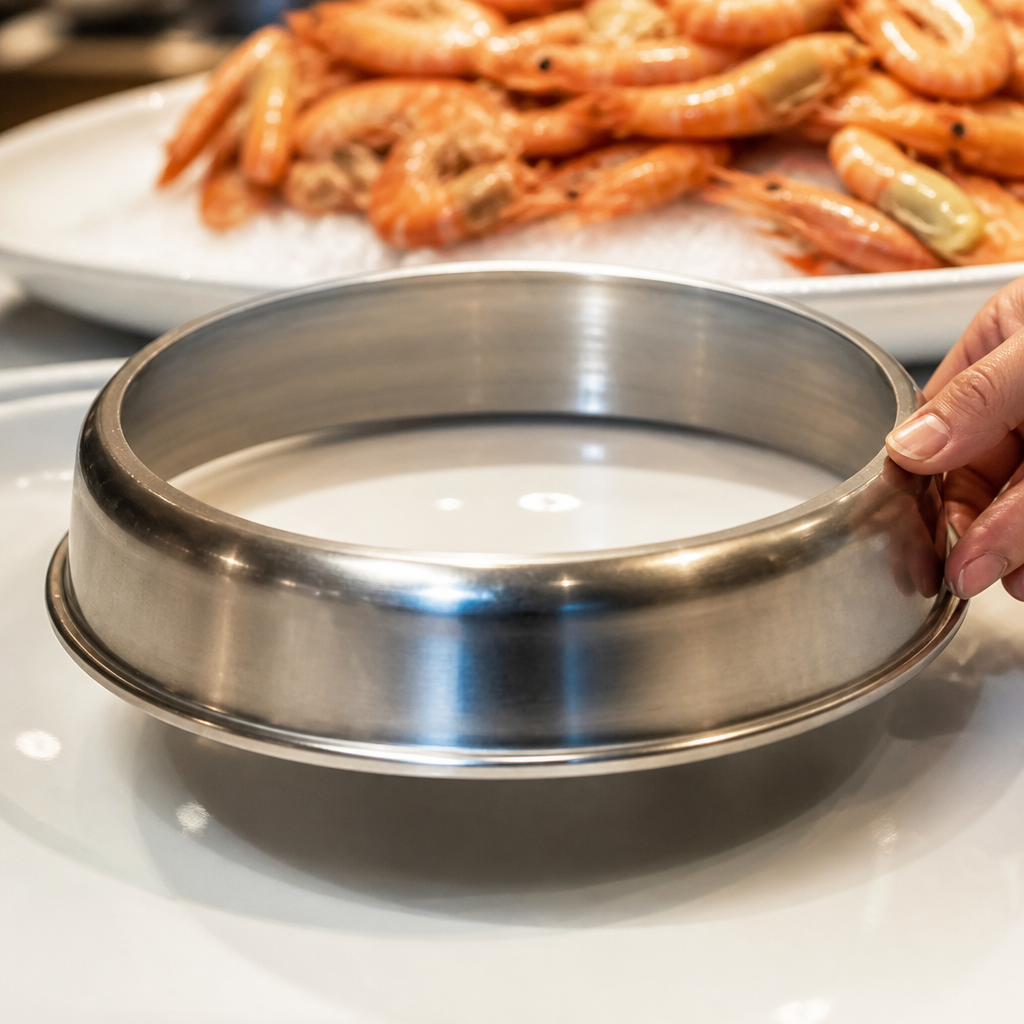 Commercial Aluminium Plate Ring 50mm for food covers