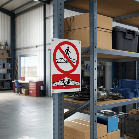Danger Fragile Roof Safety Sign