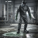 Premium Metal-Free Chemical Safety Boot S3 SRC with Slip-Resistant Sole and Water-Repellent Upper