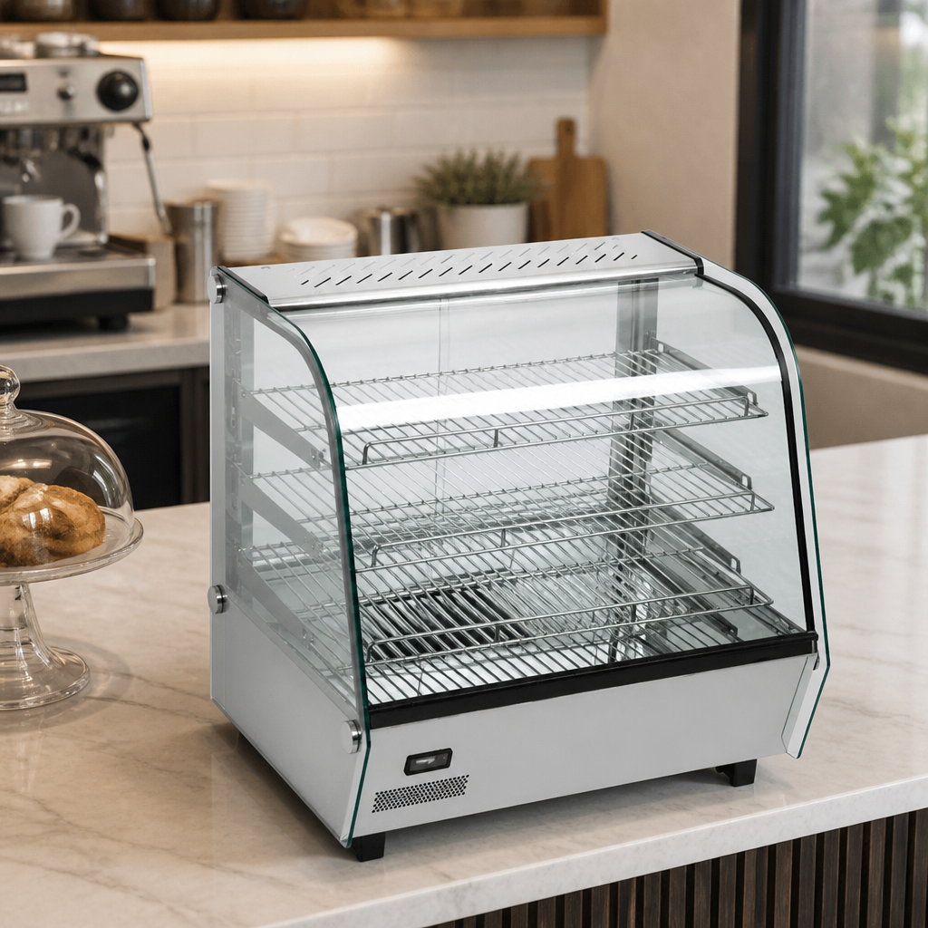 Commercial Countertop Heated Food Display 120Ltr Capacity