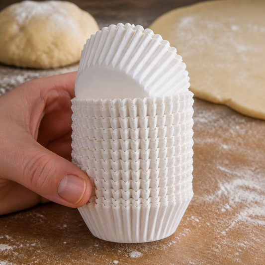 300 Pack Cupcake Cases Bakery Consumables 75mm Size