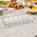 Commercial Stainless Steel Wire Display Basket 350x150x50mm
