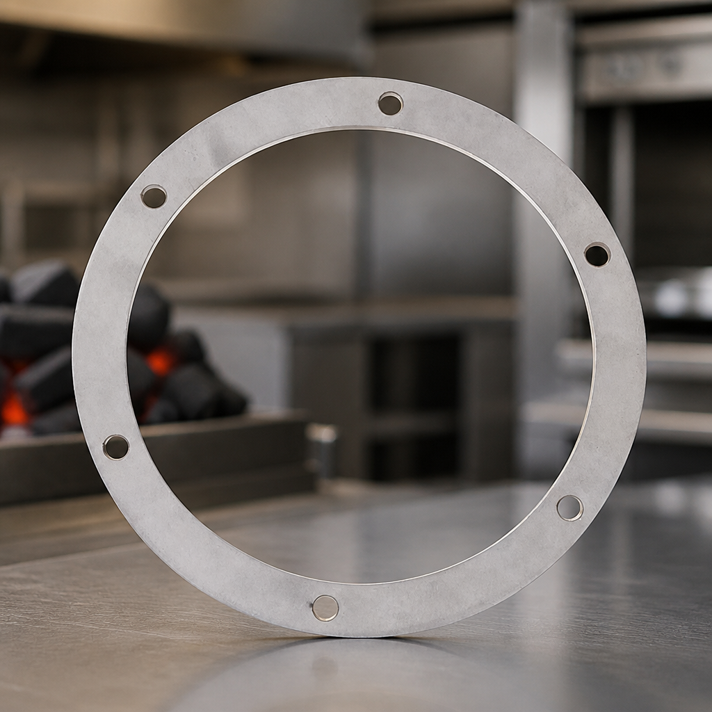 Commercial Charcoal Oven Gas Outlet Flange Replacement Part