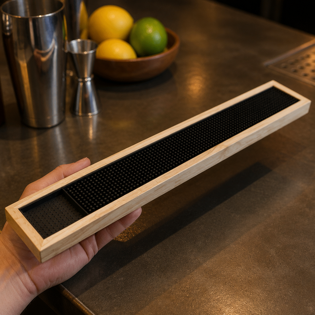 Wooden Bar Mat Frame 23cm for commercial use