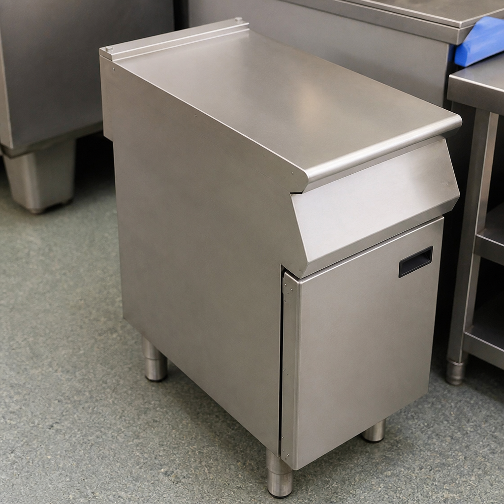 Commercial Stainless Steel Cabinet with Door on Legs 910mm High