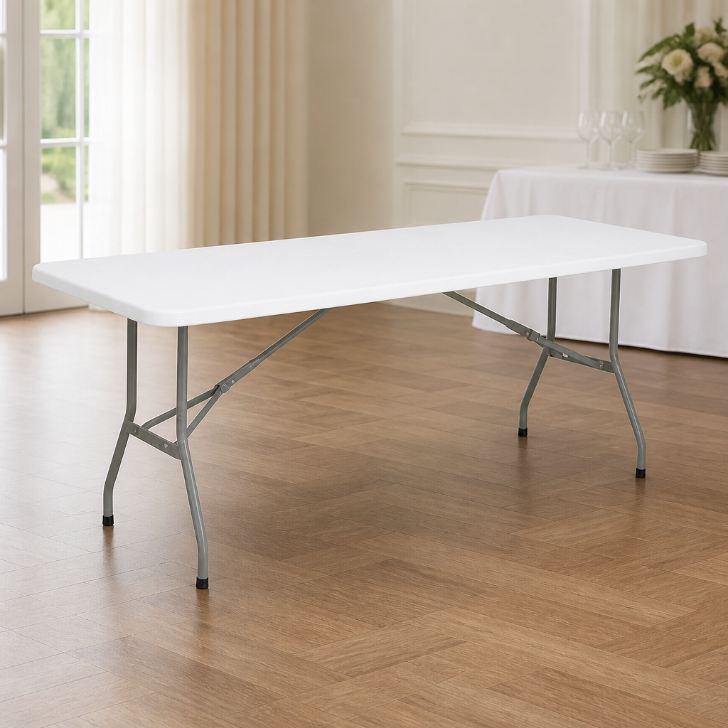6ft Commercial Folding Table for Outdoor Catering Events