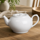 Commercial White Porcelain Teapots 600ml 2 Pack