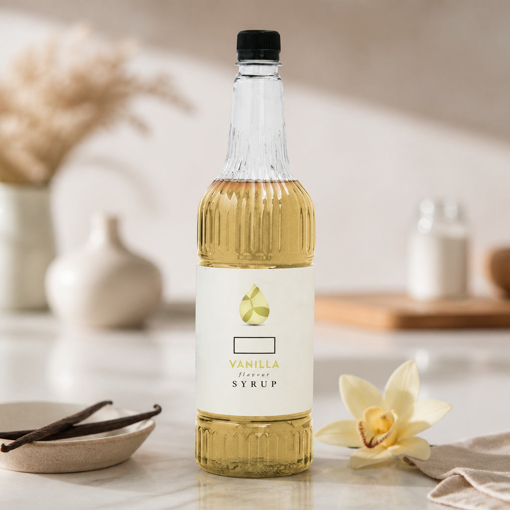 1Ltr Commercial Vanilla Syrup for beverages and desserts