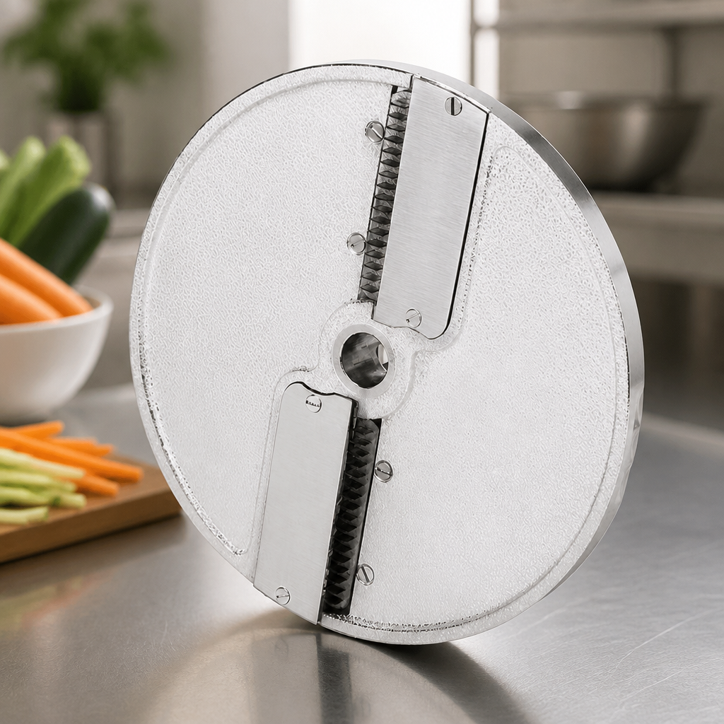 Commercial Veg Prep Machine 4x4mm Julienne Disc Attachment