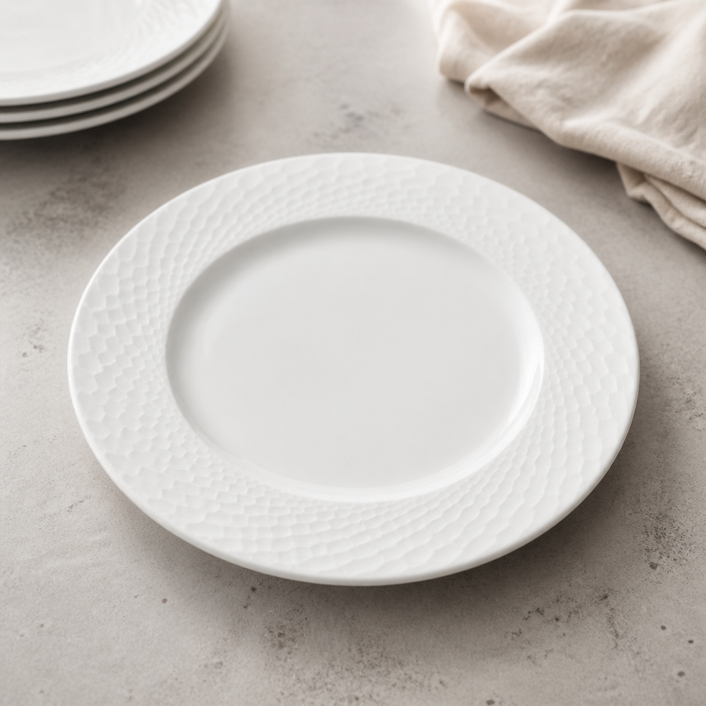 Commercial Pizza Plates 300mm Mid Rim Durable 12 Pack