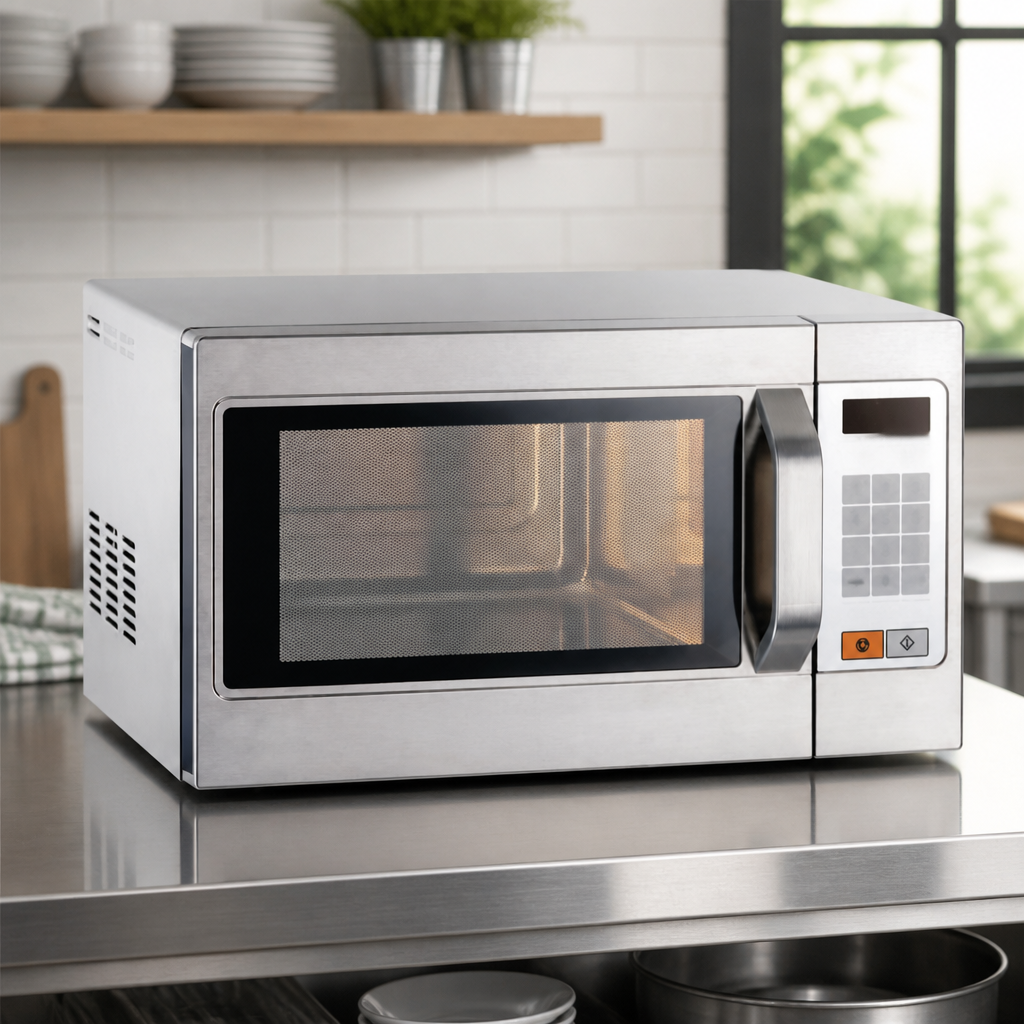 Commercial Programmable Microwave 26Ltr 1100W Stainless Steel