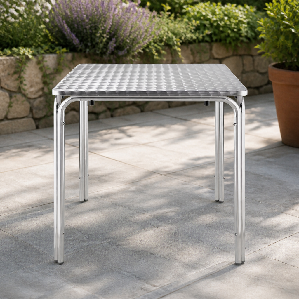 Commercial Stainless Steel Square Stacking Table 700mm