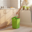 Premium 50 Litre Swing Top Bin in Green - Durable Waste Management Solution - High-Quality Professional Grade for Industrial and Commercial Applica...