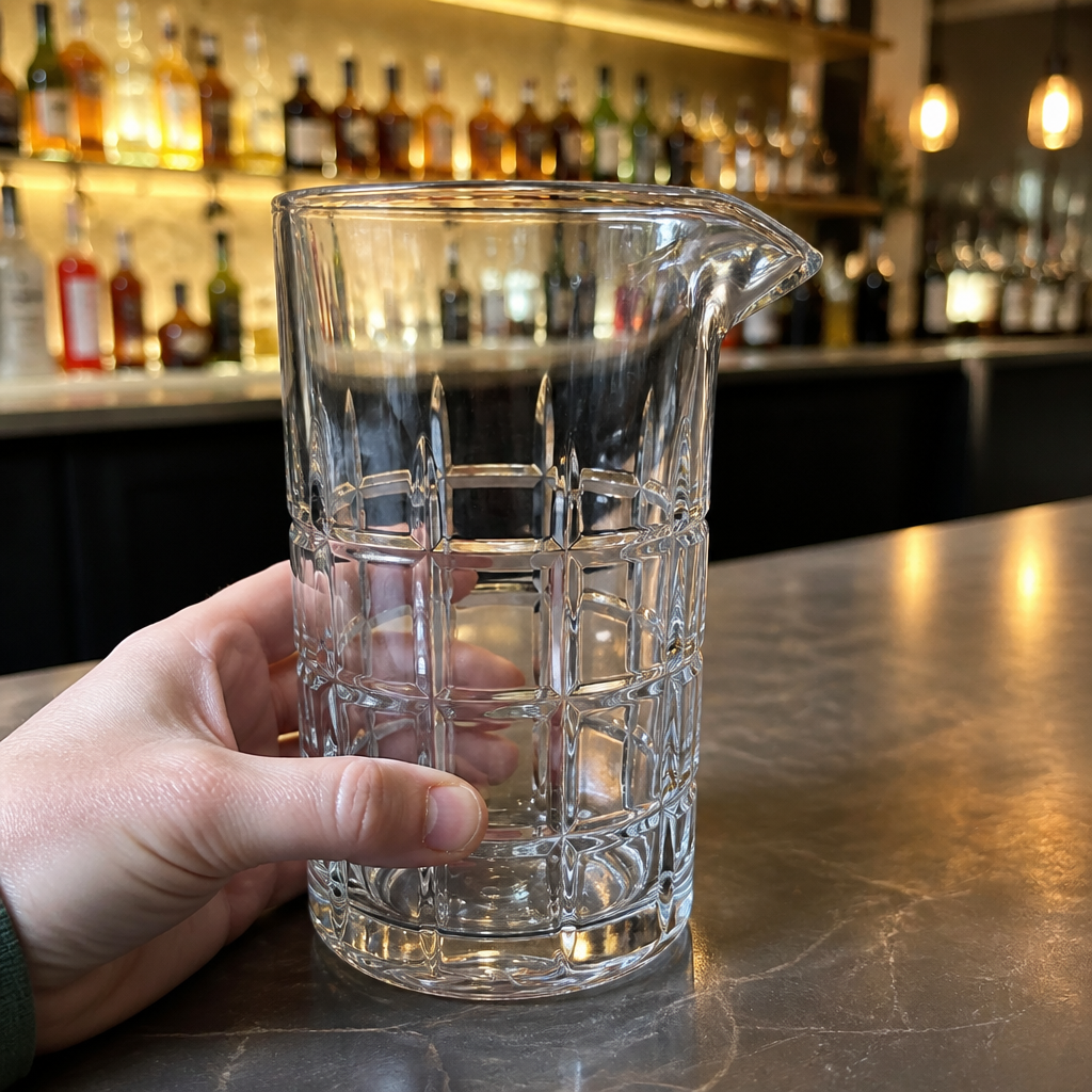 Commercial Cocktail Mixing Glass 580ml Speakeasy Style