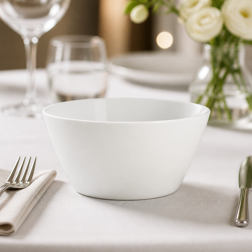 Commercial Deep Bowls 215mm for upscale dining, 12 pack