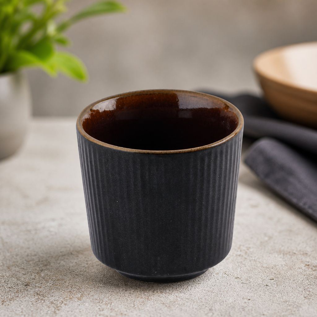 Commercial Tokyo Black Unhandled Cups 236ml - 12 Pack