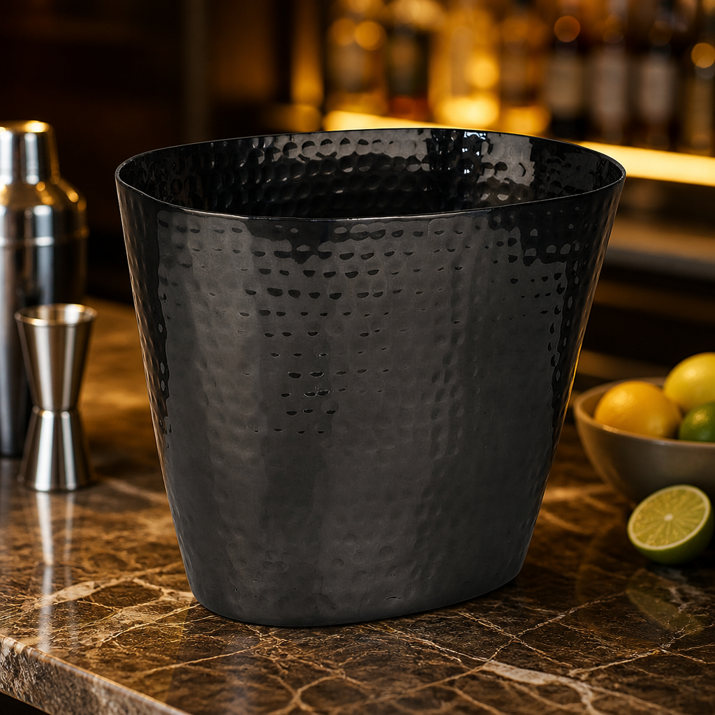 Commercial 2.1Ltr wine champagne cooler bowl gunmetal finish