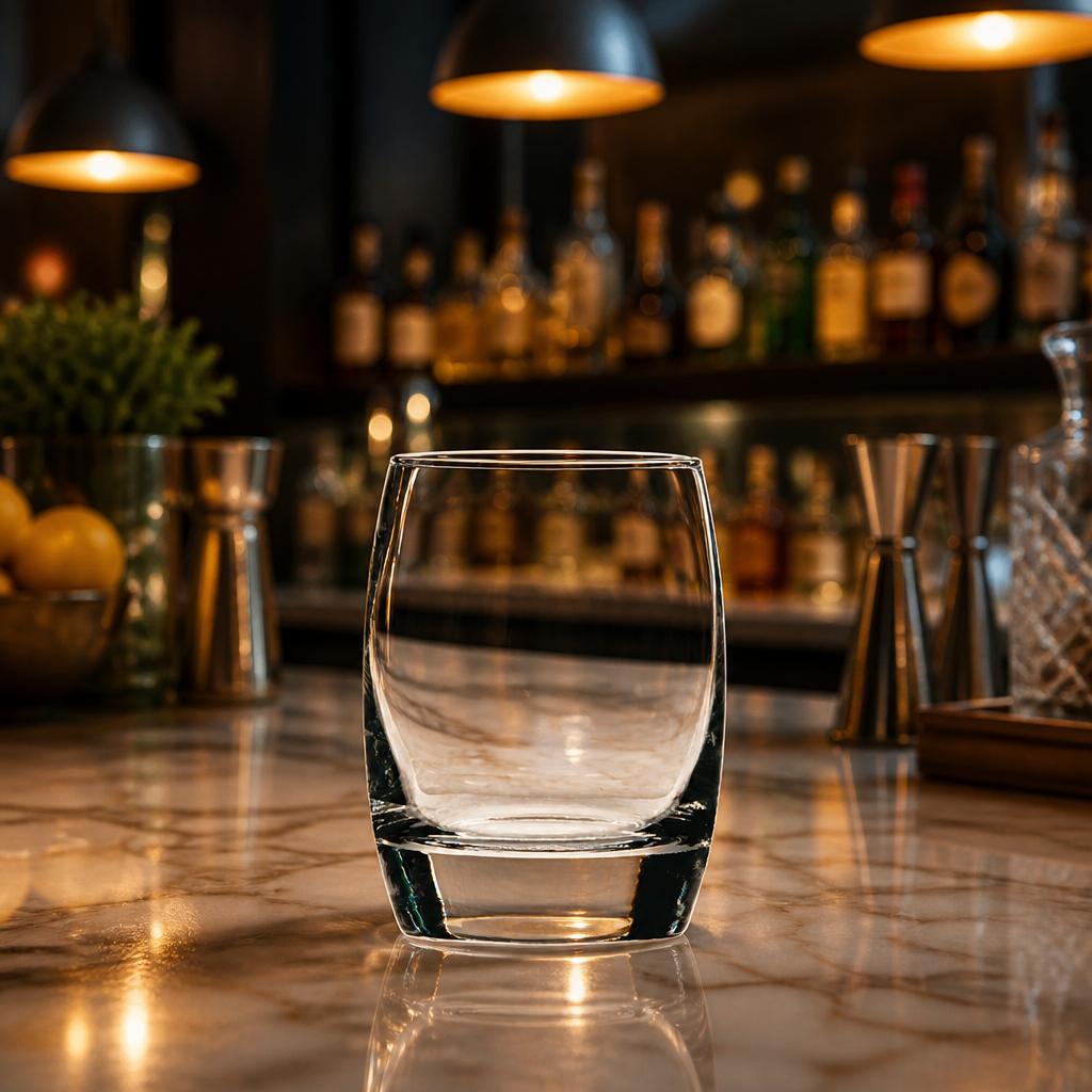 Commercial Double Old Fashioned Glasses 370ml 12 Pack
