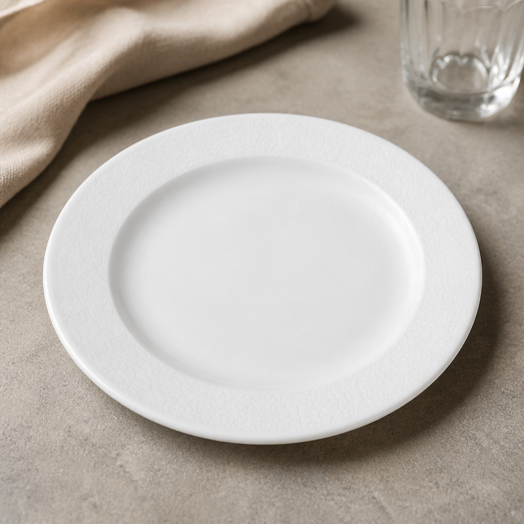 Commercial Ceramic Plates 210mm 12 Pack Stackable