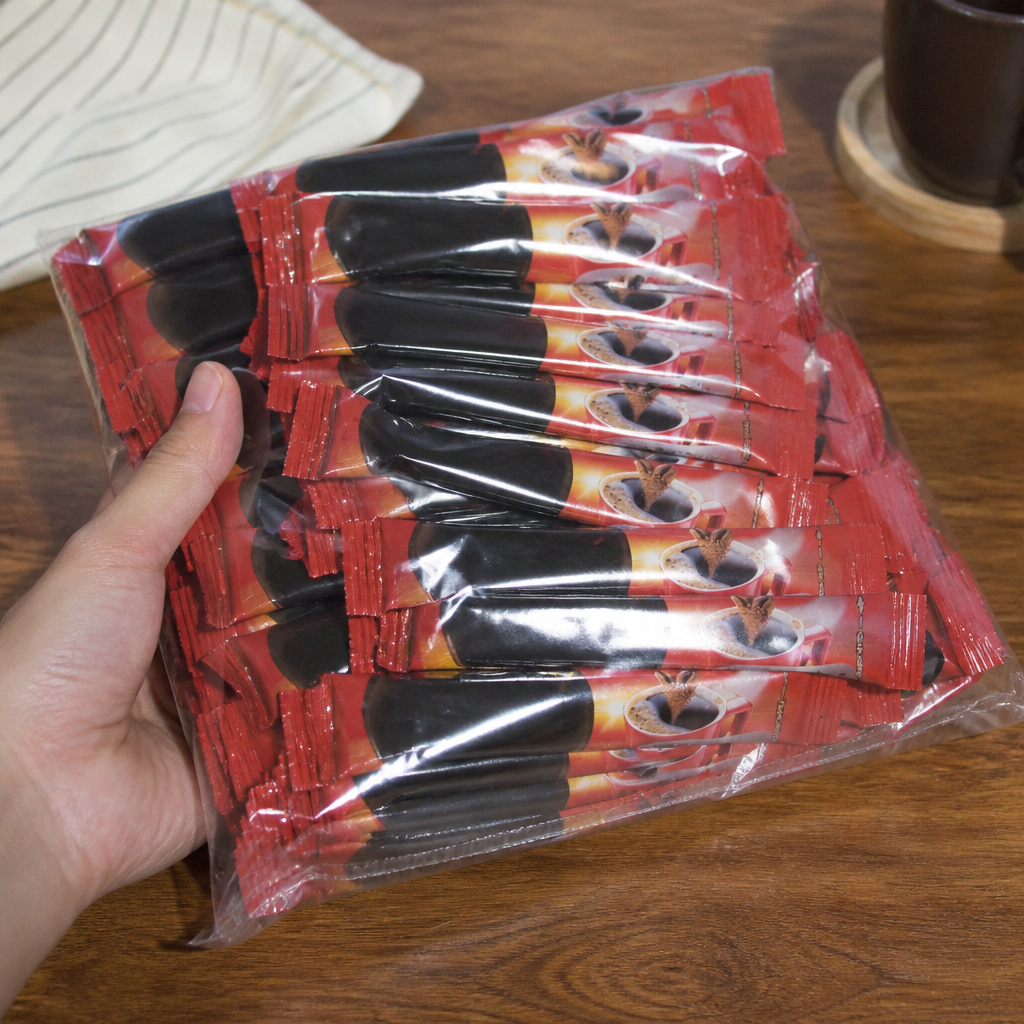 Commercial Coffee Stick Pack with 200 sachets for rooms