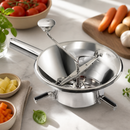 Commercial Stainless Steel Rotary Food Mill with 3 Sieves