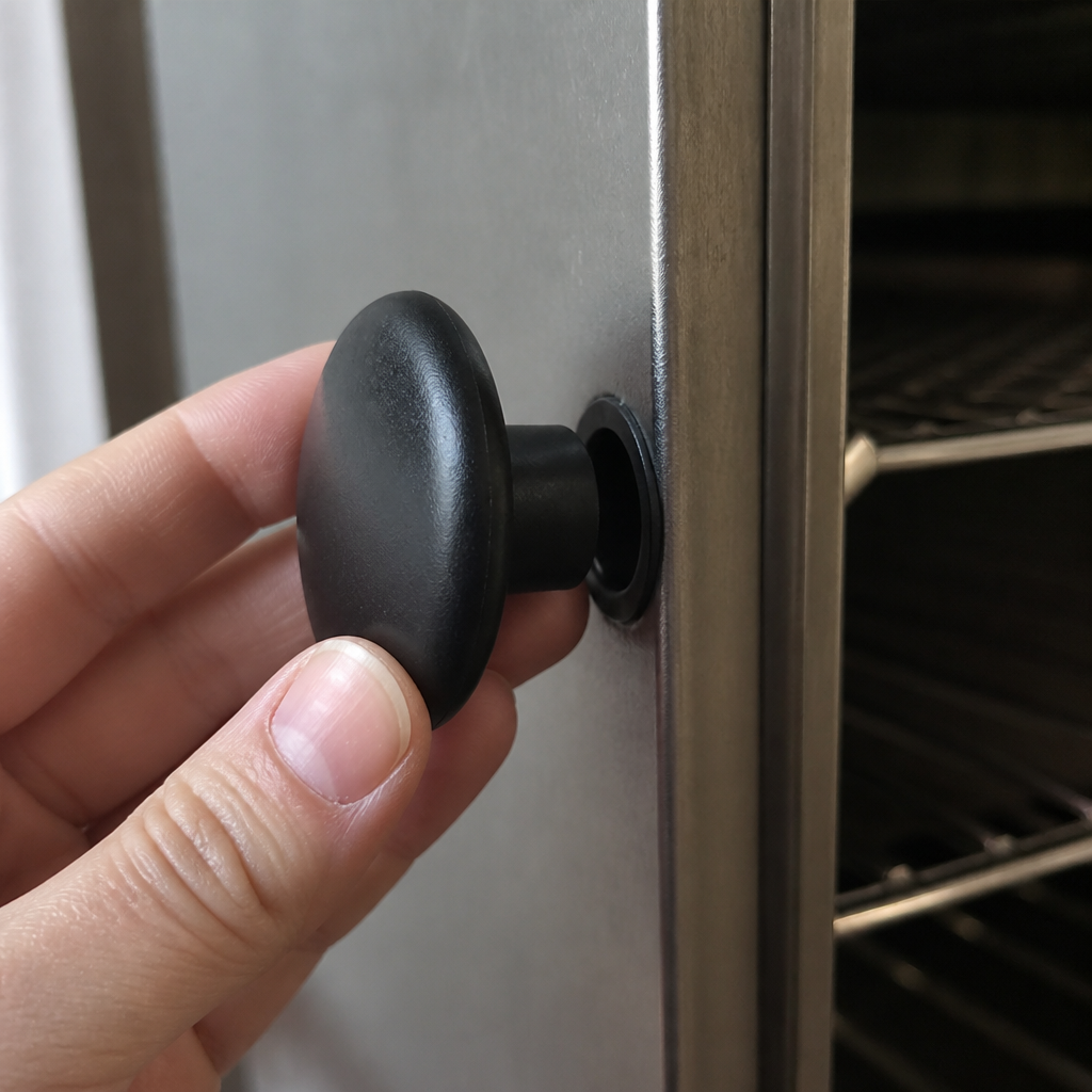 Commercial Pie Cabinet Handle Replacement Plastic Black