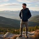 Premium Heavy Duty 300 Series Anti-Pill Fleece with Zipped Pockets in Navy Color