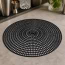 Commercial Non-Slip Bar Mat 360mm Black Plastic Surface