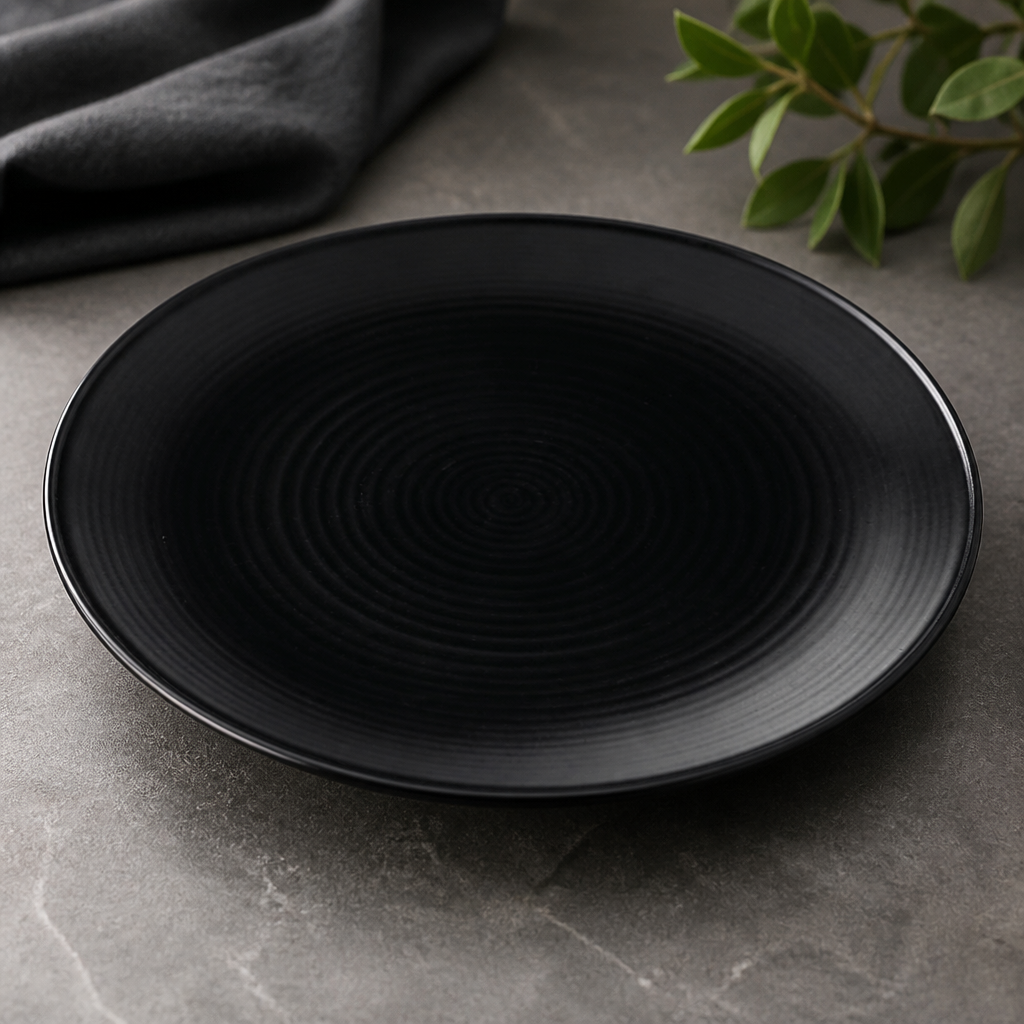 Commercial Evo Jet Coupe Plates 295mm - 6 Pack Vitrified Stoneware
