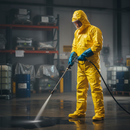 Premium Lightweight Chemical Protective Coverall with Elasticated Fit for Industrial Applications