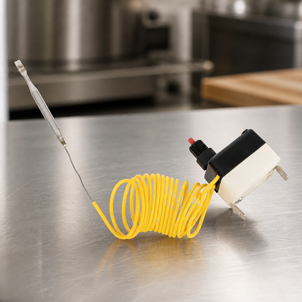Replacement Safety Thermostat for Commercial Pasta Boiler