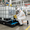 Premium Liquid Tight Disposable Coverall with Stitched Seams and Enhanced Protection Features