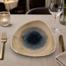 Commercial Triangular Bowls 21oz 235mm Aqueous 12 Pack