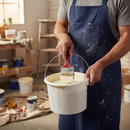 Premium Plastic Paint Kettle 2.5 Litre with Non-Drip Lip and Metal Handle for Easy Pouring and Handling