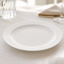Commercial Pure White Narrow Rim Plates 167mm 36 Pack