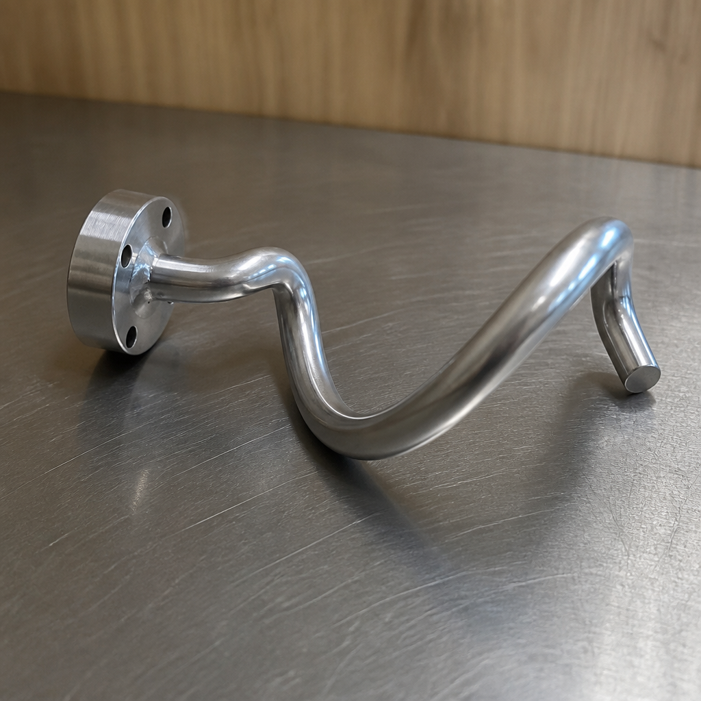Commercial 240mm dough hook made of 304 stainless steel