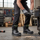 Professional Side Zip Waterproof Safety Boot - Durable Design, Sizes 5-13, GTS Outsole