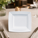 Commercial Square Plates 280mm White Porcelain 6 Pack