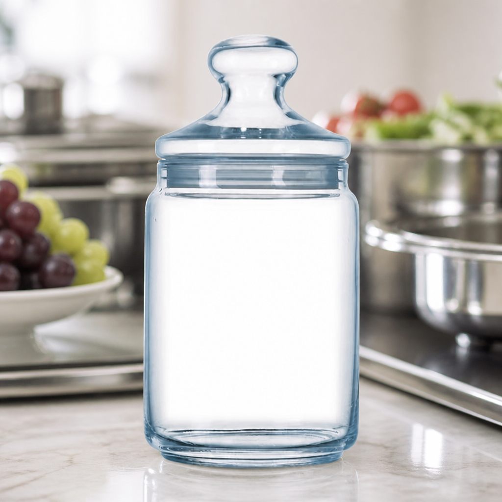 Commercial Biscotti Jars 2Ltr - Set of 6 Airtight Storage Containers