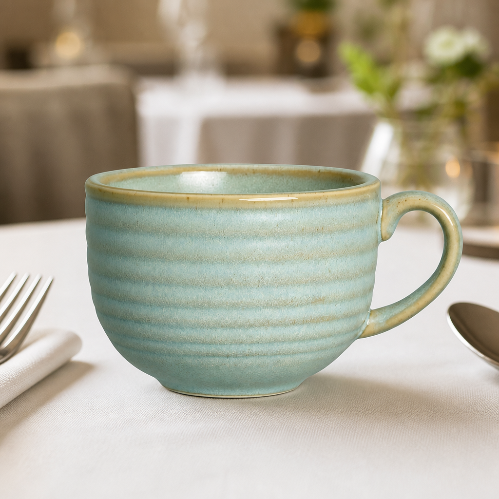 Commercial Vitrified Stoneware Cups 227.5ml - 12 Pack