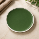 Commercial Vitrified Porcelain Plates 265mm Forest Green 6 Pack