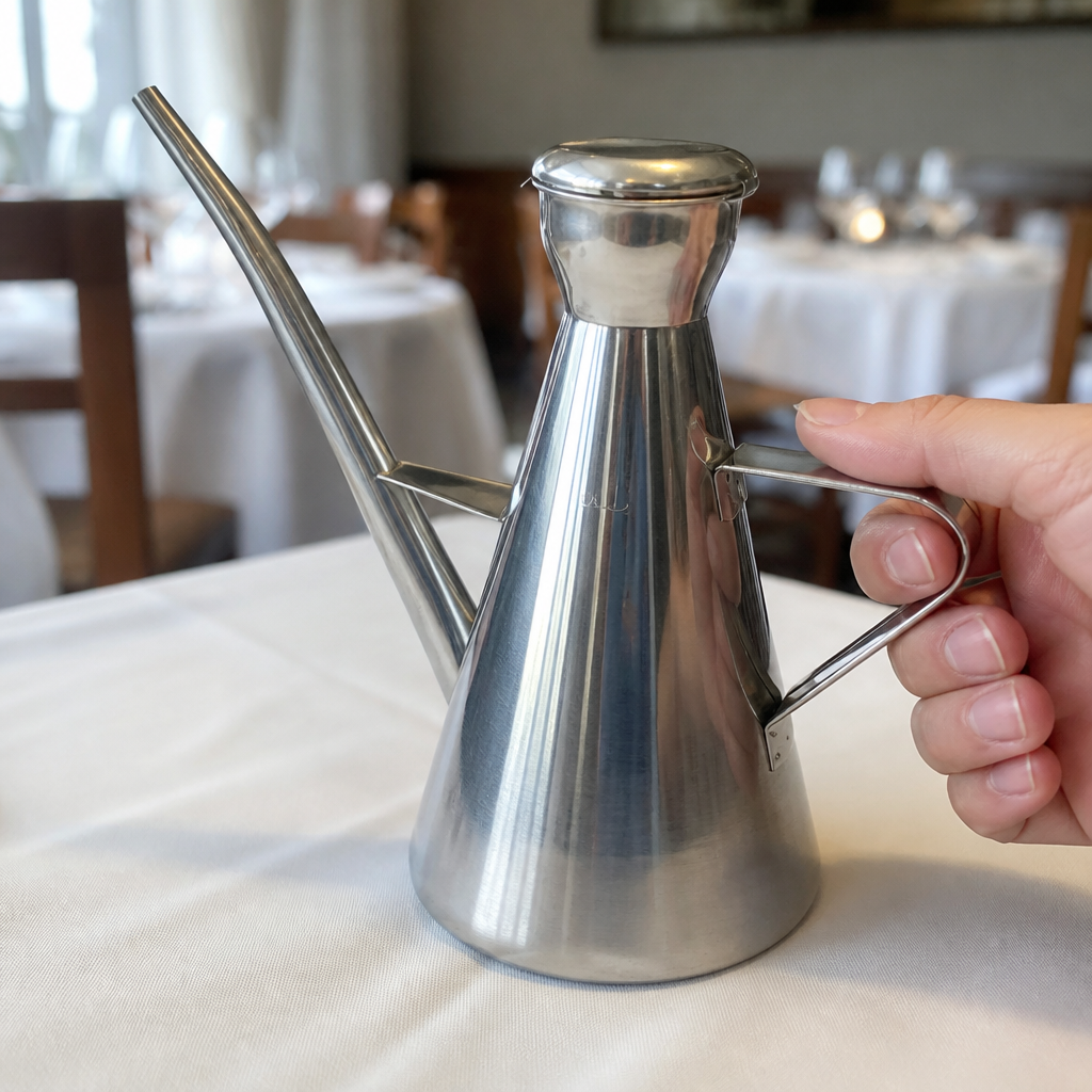 500ml Stainless Steel Oil Pot for commercial kitchens