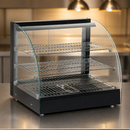 82L Commercial Heated Food Display Merchandiser with LED Lighting