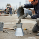 Premium Slump Cone Funnel for Concrete Testing - Durable and High-Performance Tool for Measuring Slump Consistency