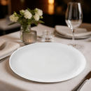 Commercial Oval Side Plates 240mm White Porcelain 18 Pack