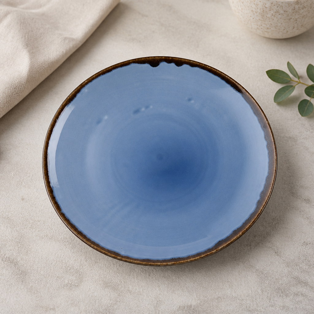 Indigo coupe plates 260mm 12 pack microwave and dishwasher safe
