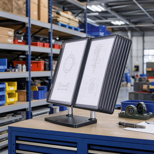 Desktop Display Unit with 10 A4 Pockets