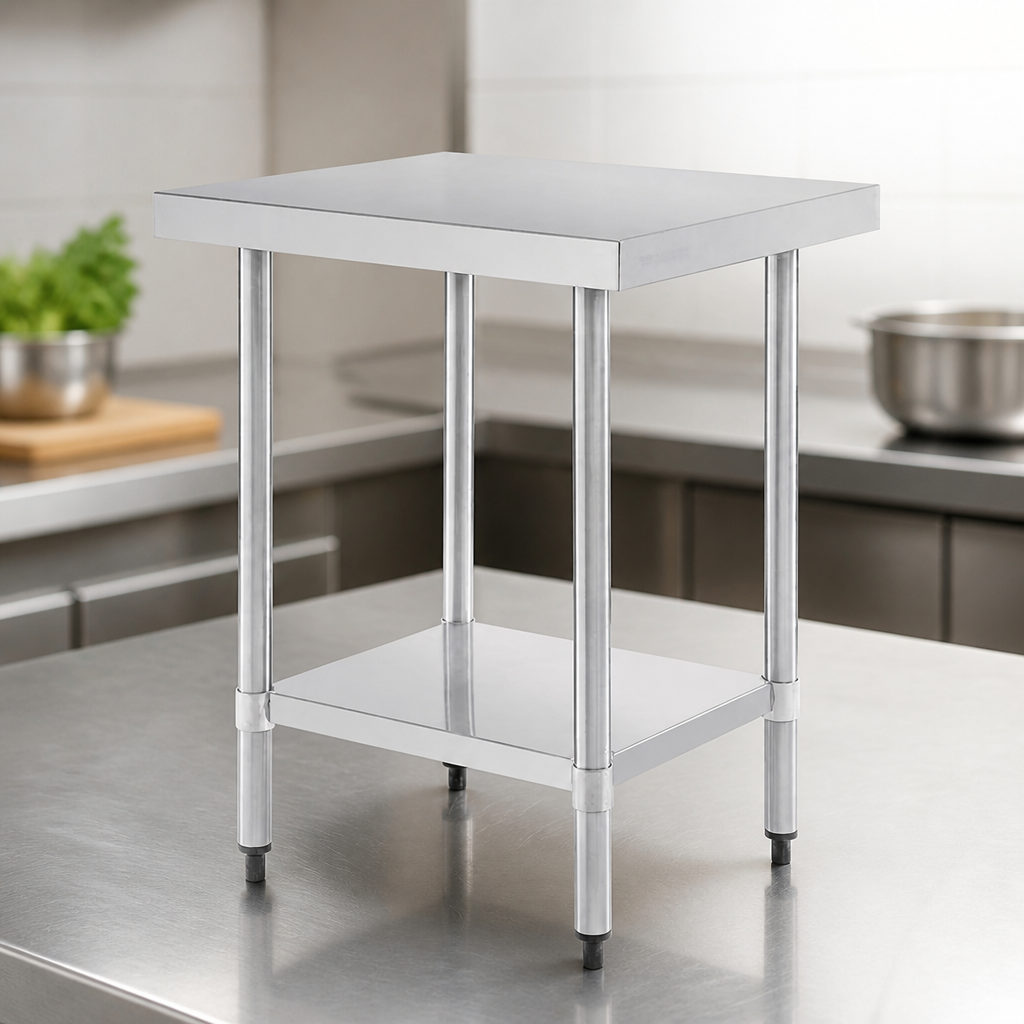 600mm Commercial Stainless Steel Prep Table Workbench